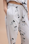 Zivame Mickey and Friends Knit Cotton Pyjama Set - Vapor Blue — thumbnail 6
